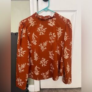 Long Sleeve Floral Top